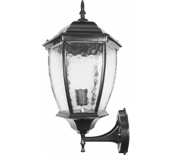 Изображение товара Светильник садово-парковый ZARYA черный большой рефленный 1663