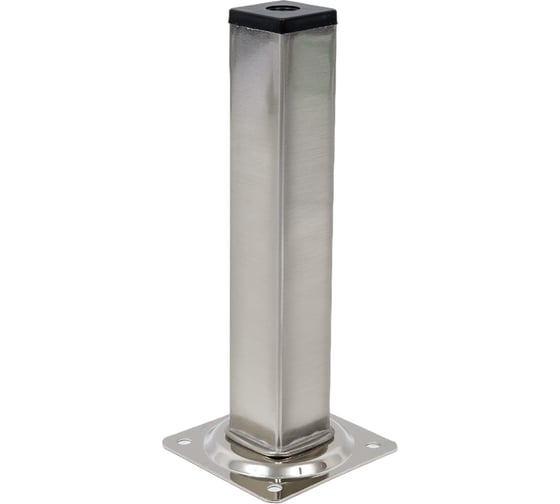 Изображение товара Ножка Tech-Krep 25х25х150 квадратная, нерегулируемая, никель- накладка 151283