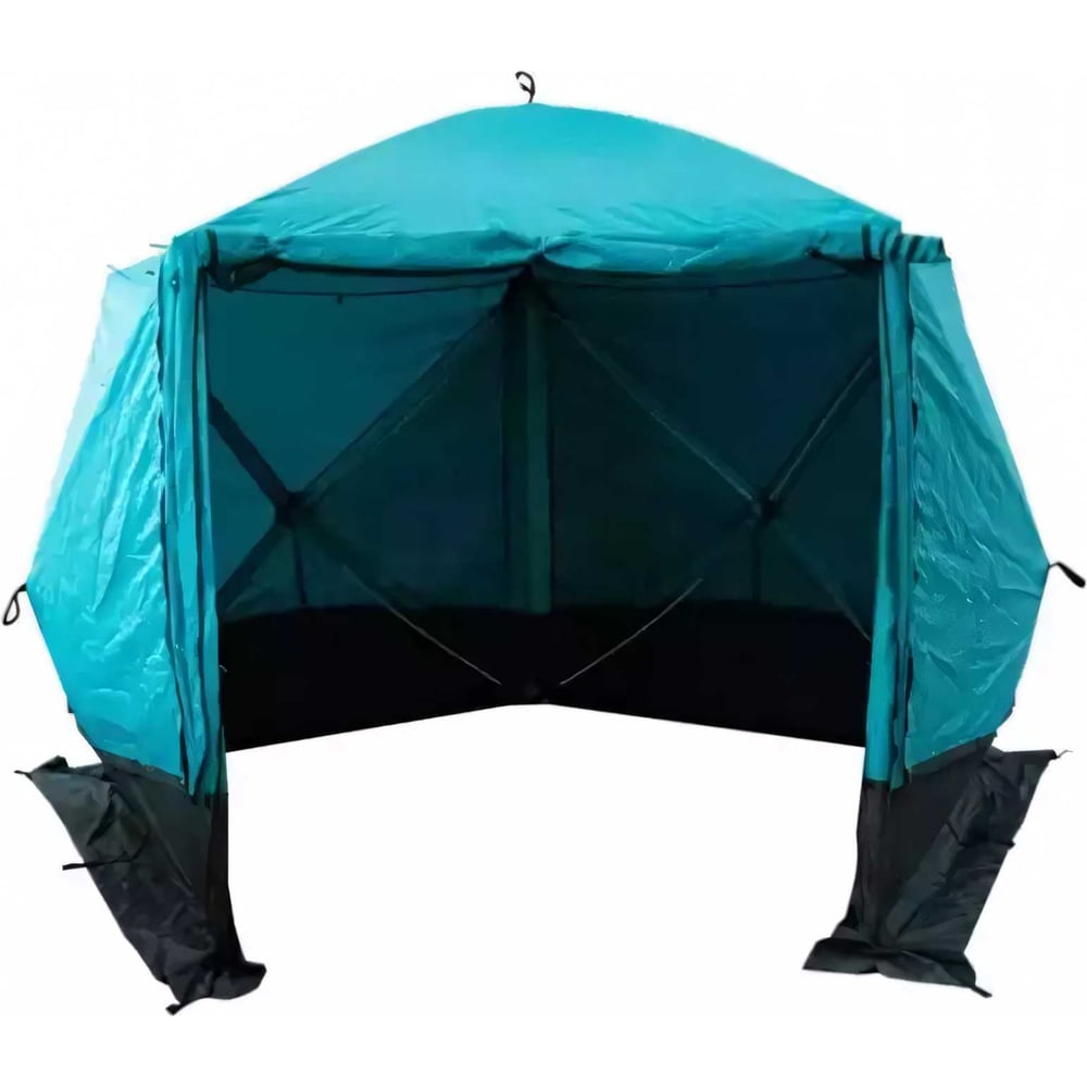 Изображение товара Быстросборный шатер Следопыт 5 стен 3.4x3.25 м голубой водостойкий