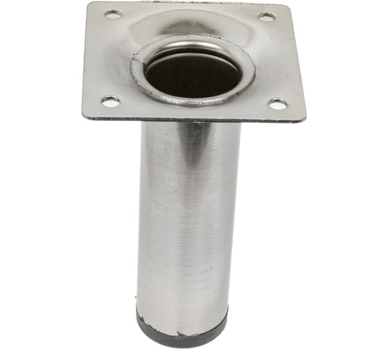 Изображение товара Ножка Tech-Krep D30х100 круглая, нерегулируемая, никель - накладка 151292