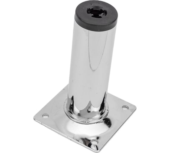 Изображение товара Ножка Tech-Krep D30х100 круглая, нерегулируемая, хром - накладка 151293