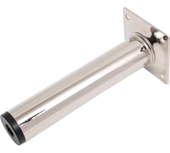 Изображение товара Ножка Tech-Krep D30х150 круглая, нерегулируемая, никель - накладка 151278