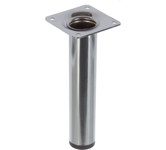 Изображение товара Ножка Tech-Krep D30х150 круглая, нерегулируемая, хром - накладка 151279