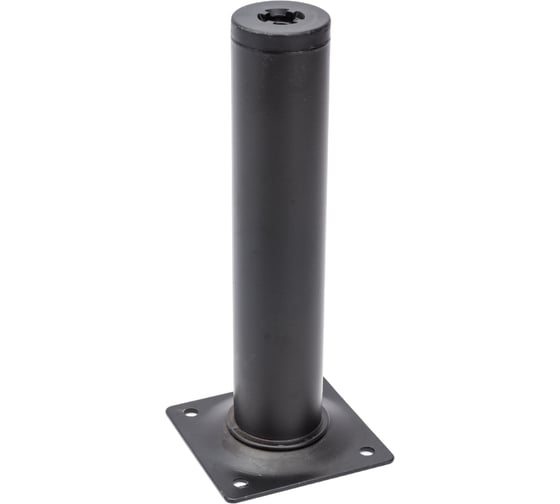 Изображение товара Ножка Tech-Krep D30х150 круглая, нерегулируемая, черная - накладка 151281