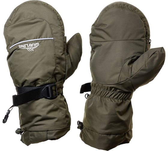 Изображение товара Рукавицы Grayling Рыбак Профи L, хаки 4610097050688