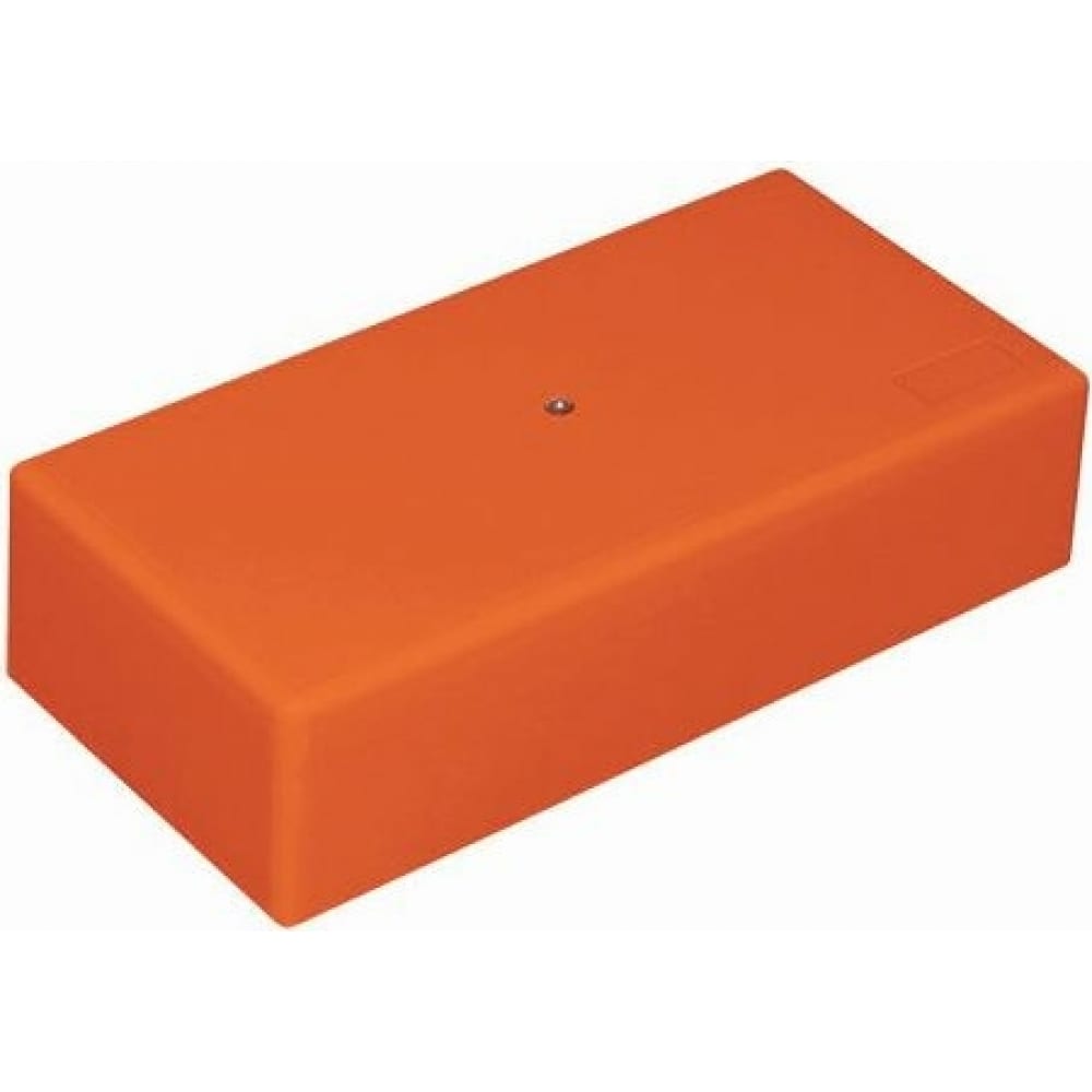 фото Огнестойкая коробка экопласт mb145 e-110, о/п 145х75х40, с гладкими стенками, ip41, 9p, оранжевый 46023pe-hf