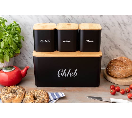 Изображение товара Набор из хлебницы с тремя контейнерами EDENBERG EB-126