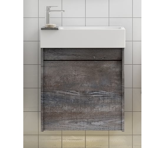 Изображение товара Подвесная база под раковину Art&Max FAMILY с одной распашной дверцей, Pino Esotica, 500x270x500 мм Family-500-1D-SO-PE