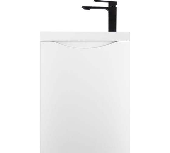 Изображение товара Подвесная база под раковину Art&Max LIBERTY с одной распашной дверцей, Bianco Lucido, 400x220x500 мм Liberty-400-1D-SO-BL-R