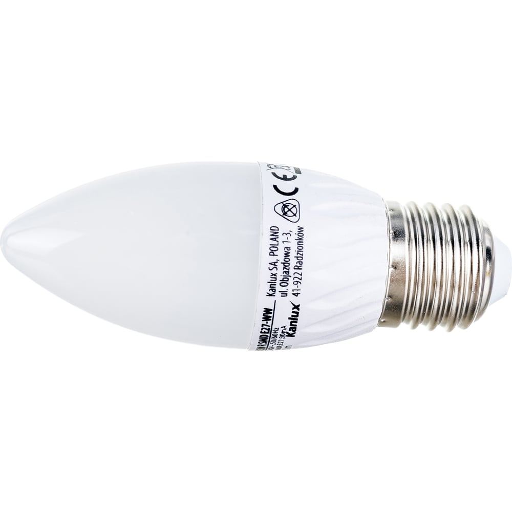 Светодиодная лампочка KANLUX лампочка светодиодная винтовая 22 × 57 мм e14 0 8w au 572214led