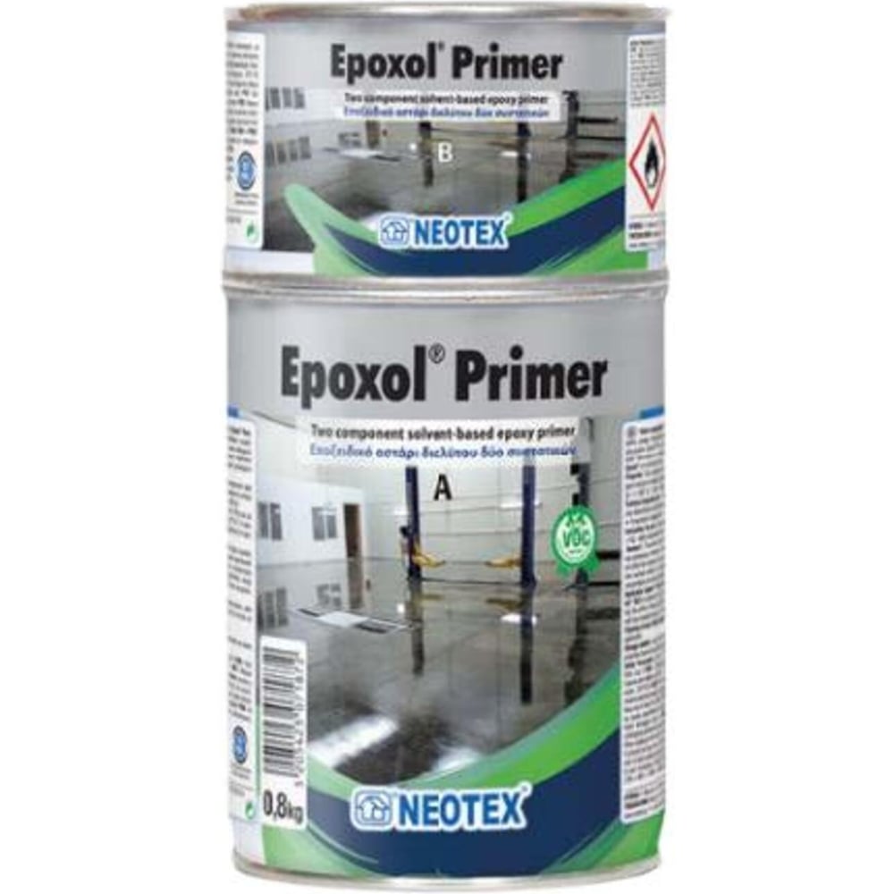 Изображение товара Эпоксидная грунтовка NEOTEX EPOXOL PRIMER A 5кг для бетона и дерева