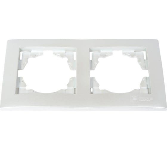 Изображение товара Двухместная рамка EKF Валенсия, жемчуг EWM-G-302-50