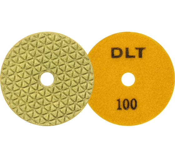 Изображение товара Круг алмазный гибкий шлифовальный №11, P100, 100 мм, для сухой шлифовки DLT 0933