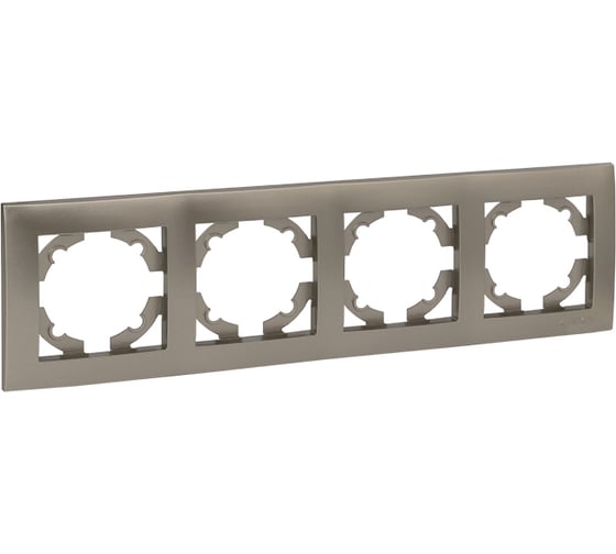 Изображение товара 4-местная рамка EKF Валенсия, кашемир EWM-G-304-40