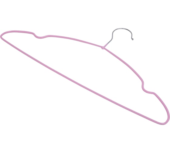 Изображение товара Набор вешалок с ПВХ покрытием Рыжий кот 5 шт, сиреневый 006835