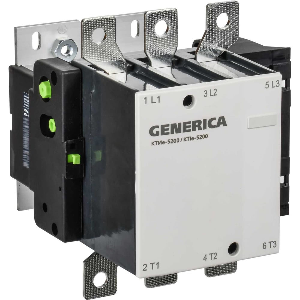 Изображение товара Контактор IEK КТИе-5200 200А 230В силовой монтажный для автоматизации