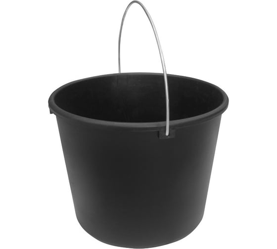 Изображение товара Ведро НАШ ИНСТРУМЕНТ резинопластмассовое с металлической ручкой 20 л /Р/ 080506-001-020