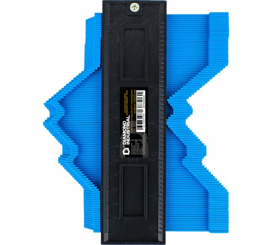 Изображение товара Шаблон контурный для копирования профиля 150x30 мм Diamond Industrial DIDSHK15030