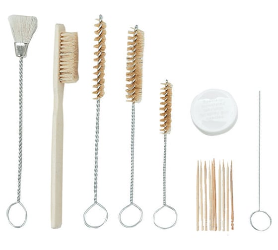 Изображение товара Набор для чистки краскопультов 12 предметов RoxelPro 499246