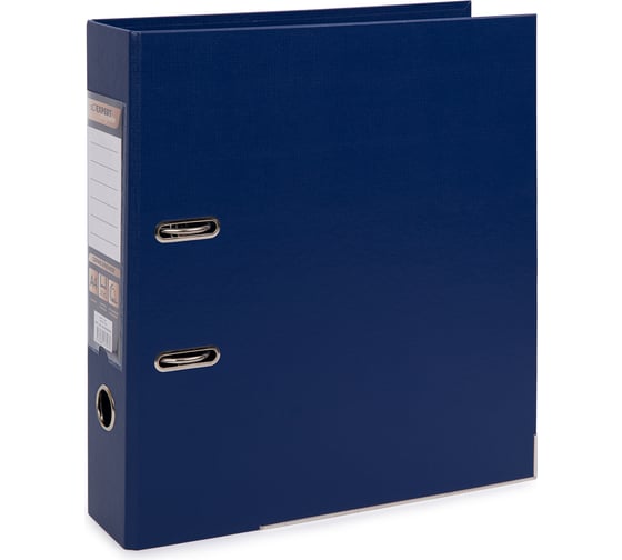 Изображение товара Папка-регистратор Expert Complete Premier 10 шт., PVC, 2-х стороннее покрытие, металл. уголки, 75 мм, A4, арочный механизм, синий ЕС100262002 721935