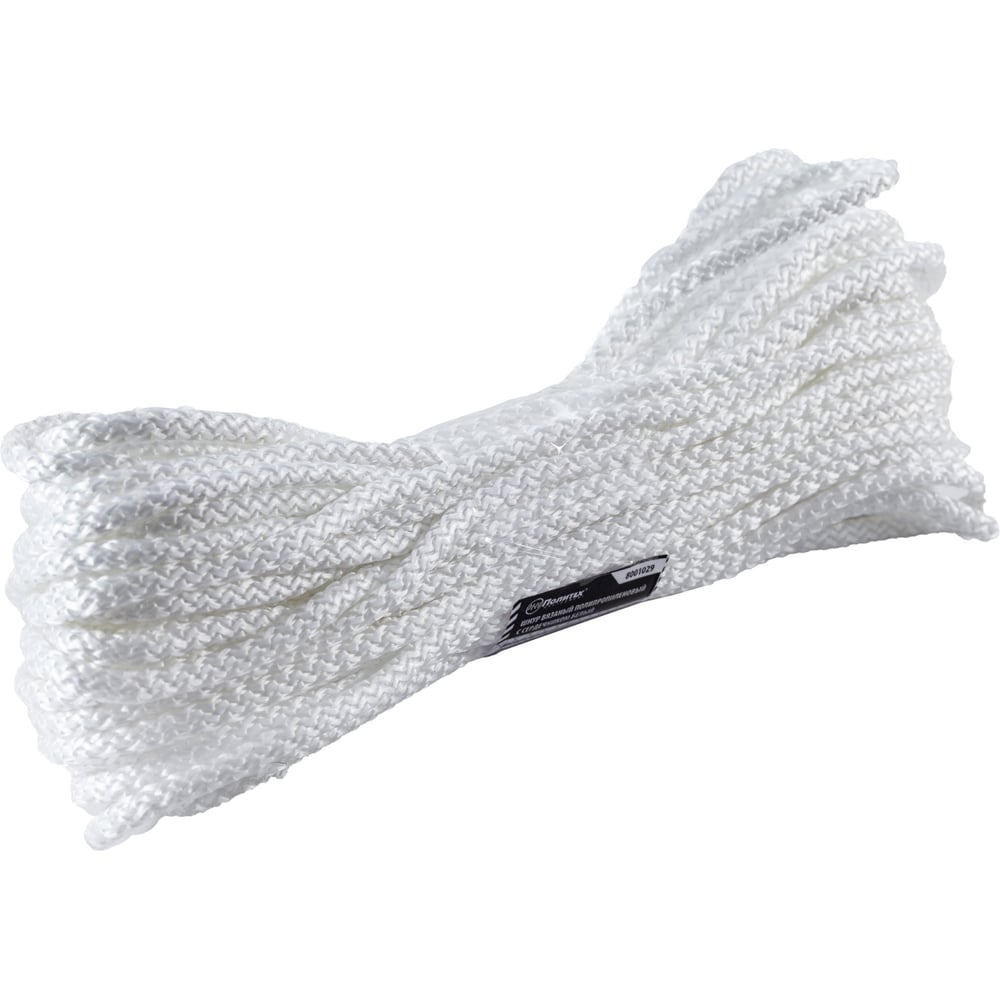 Изображение товара Полипропиленовый шнур Политех 6 мм 20 м с сердечником