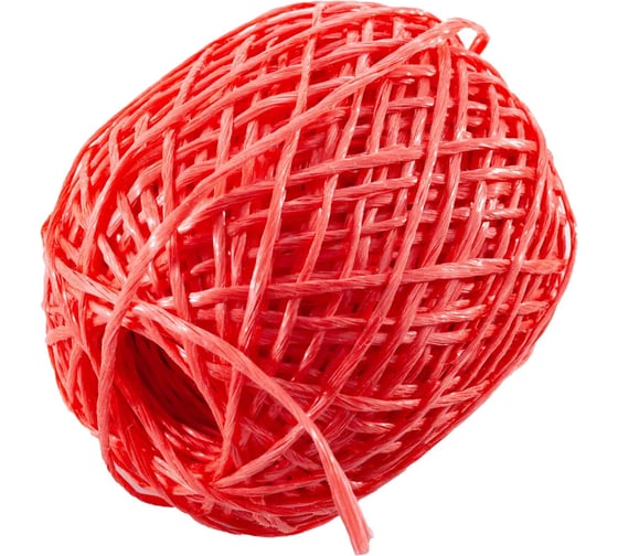 Изображение товара Полипропиленовый шнур Политех красный, 150 м, 0.8 ктекс, 45 кгс 8002046