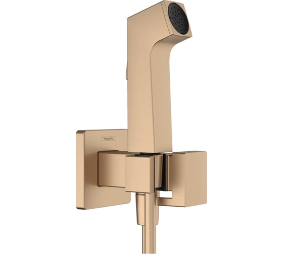 Изображение товара Гигиенический душ Hansgrohe 1jet E EcoSmart+, со смесителем, с душевым держателем и шлангом 125 см, BBR  29233140