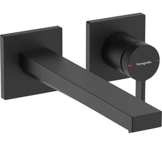 Изображение товара Смеситель для раковины Hansgrohe Tecturis E однорычажный, настенный, с изливом 22,5 73051670