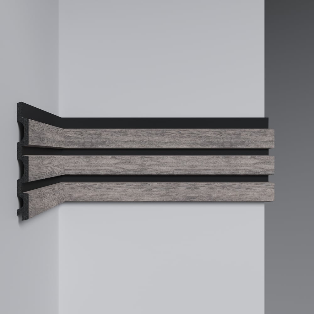 Изображение товара Полистироловая панель Decomaster D316-77D/18 2900x122 мм влагостойкая для стен и потолков