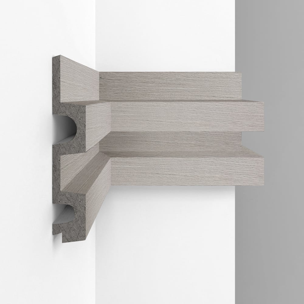 Изображение товара Декоративные 3D панели Decomaster D302-77/10 серые 2900 мм