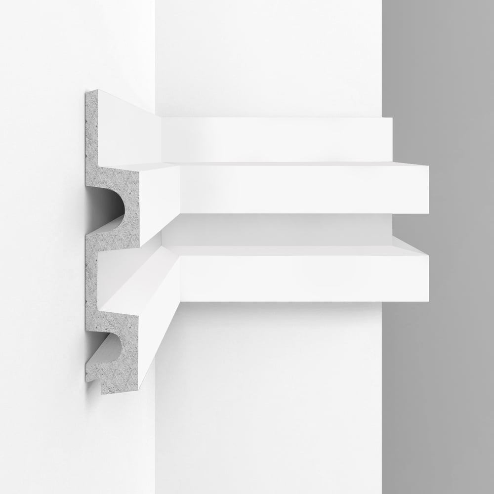 Изображение товара Панель Decomaster D302/10 122x21x2900 мм для стен и потолков белая