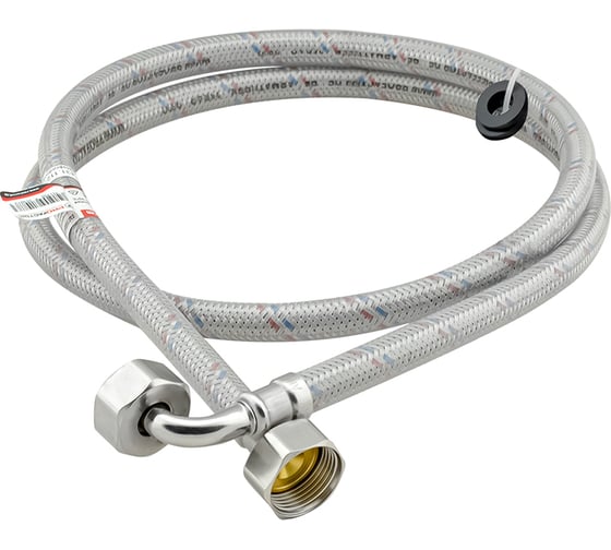 Изображение товара Подводка для стиральных машин угловая PROFACTOR LUXE в/в 3/4" - 150см PF WFH 591.150