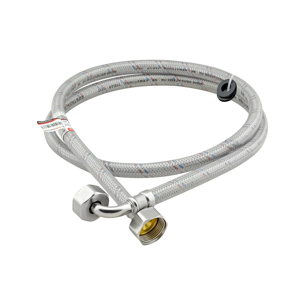 Изображение товара Подводка для стиральных машин угловая PROFACTOR LUXE 3/4" 100см PF WFH 591.100