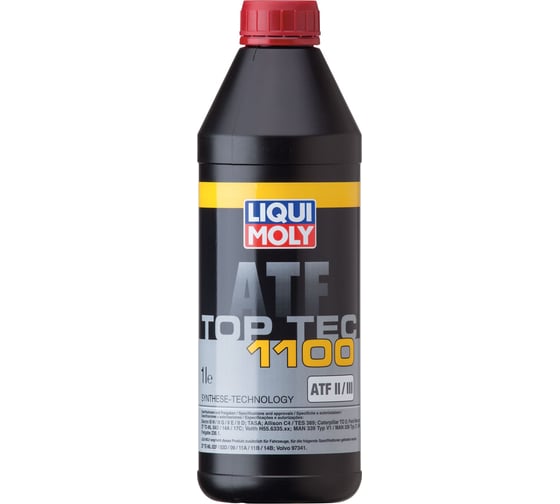 Изображение товара Синтетическое трансмиссионное масло LIQUI MOLY НС- д/АКПП Top Tec ATF 1100 (1л) 3651