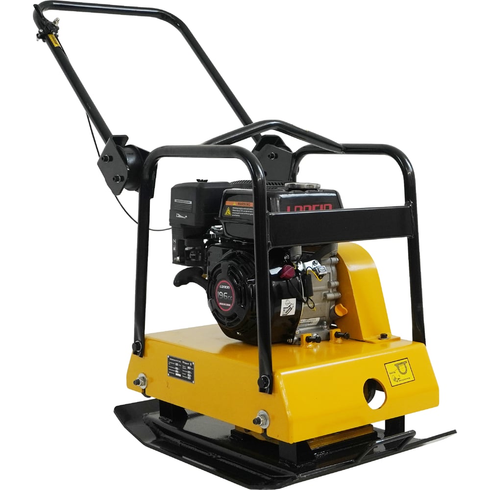 Изображение товара Виброплита Habert H-C120L мощность 6.5 л.с. 196 см³ бензиновая профессиональная