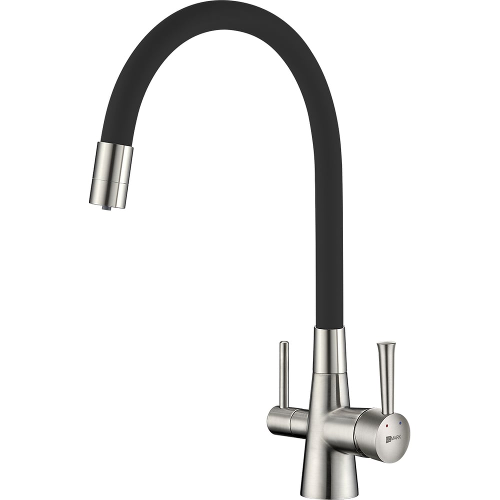 Изображение товара Смеситель для кухни Lemark Комфорт с гибким изливом и подключением к фильтру