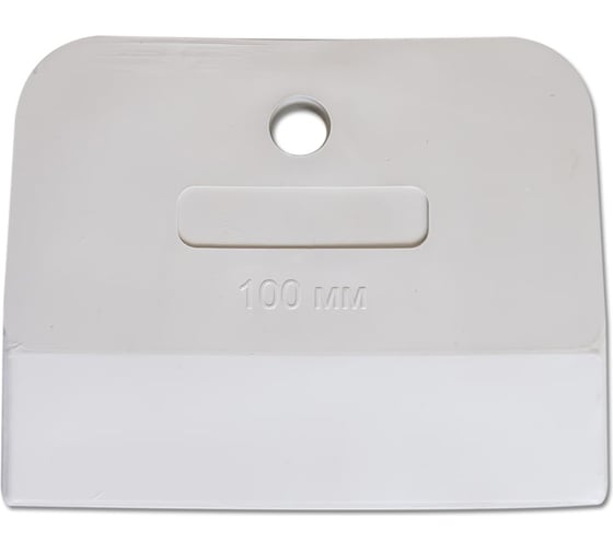 Изображение товара Шпатель НАШ ИНСТРУМЕНТ 100мм белая резина Р 020608-100