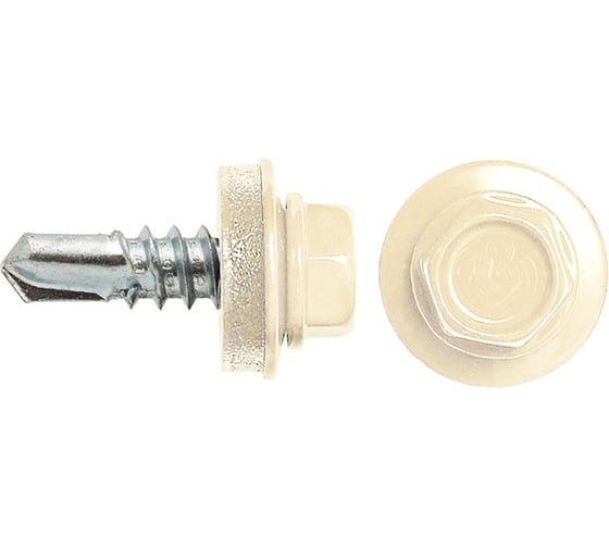 Изображение товара Кровельный саморез SWFS RAL-1015 ZP, 5.5х19, 3500 шт. тов-146097