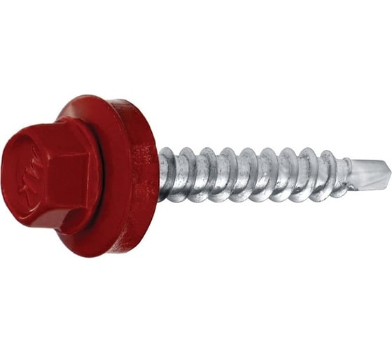 Изображение товара Кровельный саморез SWFS RAL-3009 ZP, 4.8х35, 250 шт. тов-048441