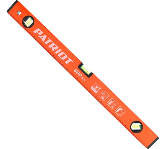 Изображение товара Уровень PATRIOT LRP-600, магнитный, алюминиевый, фрезерованный, 600мм 350005551