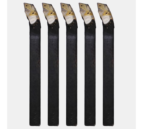 Изображение товара Упаковка резцов токарных подрезных отогнутых 5 шт 16x10x110 Т5К10 ГОСТ 18880-73 ХИЗ 511710U