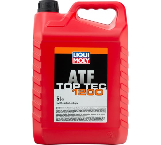 Изображение товара Синтетическое трансмиссионное масло LIQUI MOLY НС- д/АКПП Top Tec ATF 1200 (5л) 3682