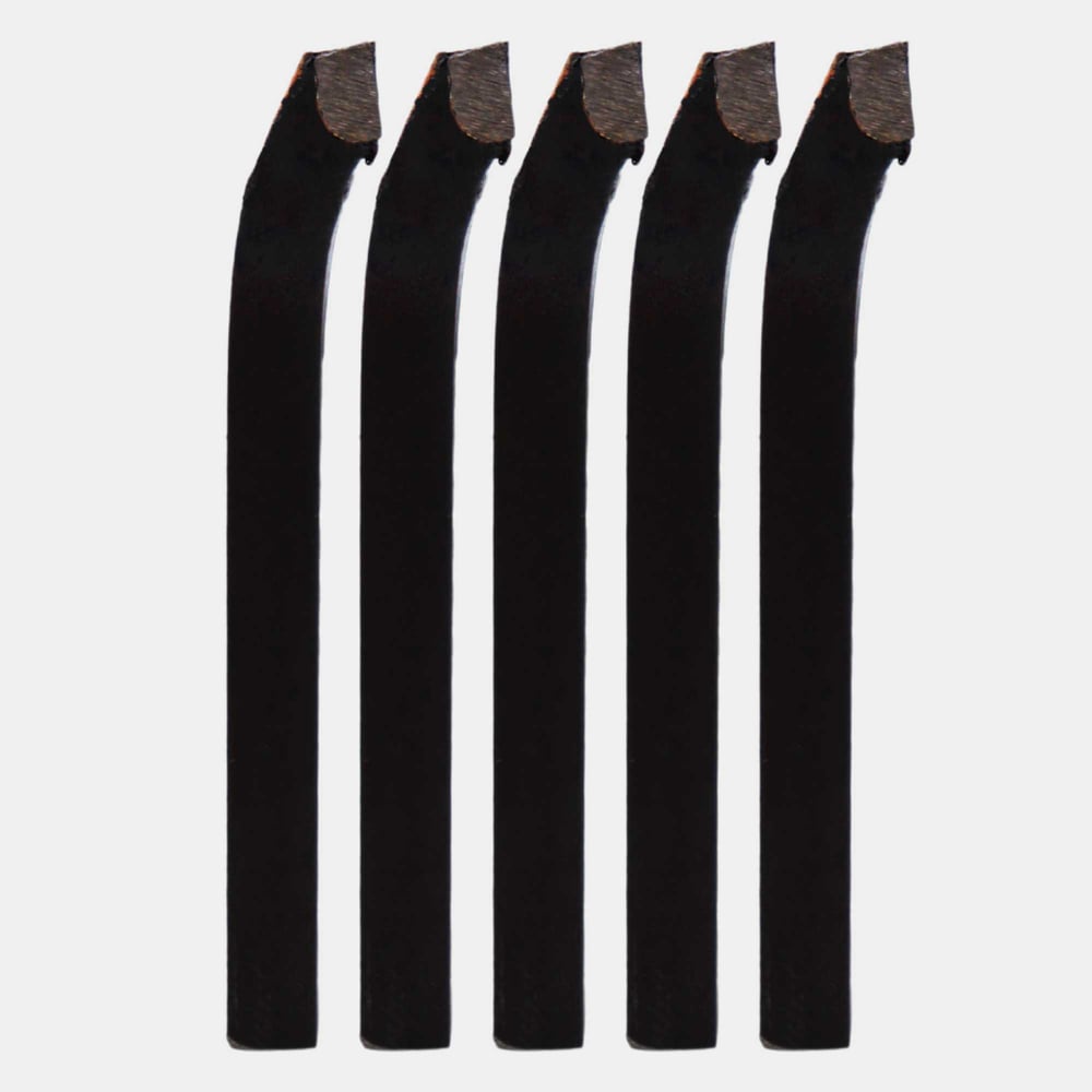 Изображение товара Комплект 5 шт проходных упорных изогнутых резцов Т15К6 GOST 18879-73