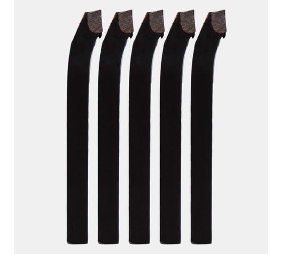 Изображение товара Упаковка резцов проходных упорных изогнутых 5 шт левых 16x10x110 Т15К6 ГОСТ 18879-73 (тип 2) ХИЗ 528710U