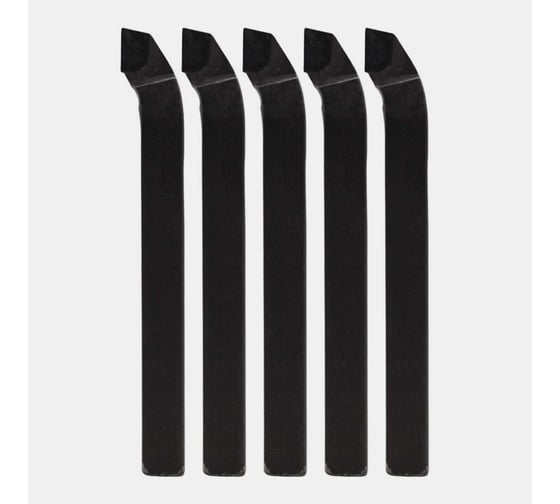 Изображение товара Упаковка резцов проходных упорных изогнутых 5 шт 16x12x100 Т5К10 ГОСТ 18879-73 (тип 2) ХИЗ 529712U