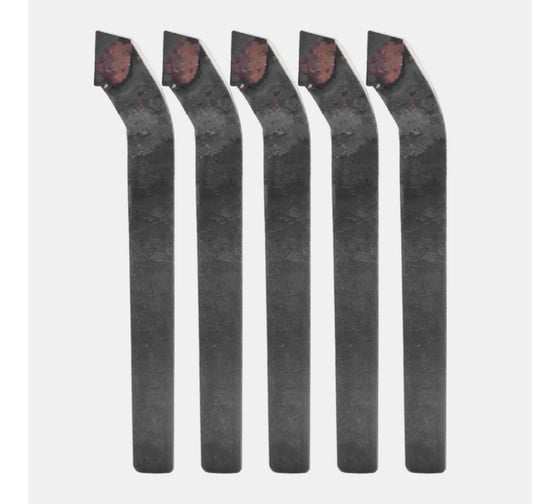 Изображение товара Упаковка резцов проходных упорных изогнутых 5 шт 20x12x120 Т15К6 ГОСТ 18879-73 (тип 2) ХИЗ 527812U