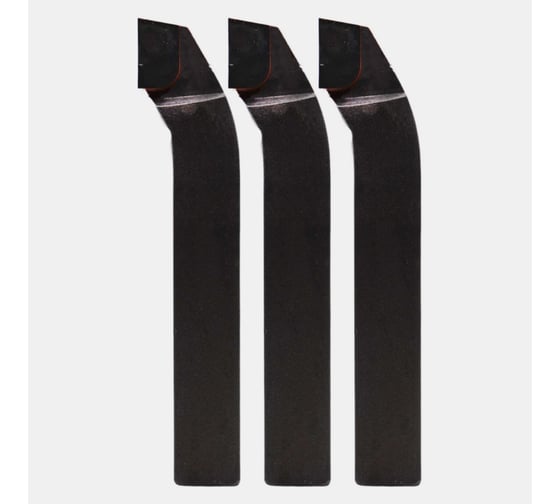 Изображение товара Упаковка резцов проходных упорных изогнутых 3 шт 25x20x140 ВК8 ГОСТ 18879-73 (тип 2) ХИЗ 525420U