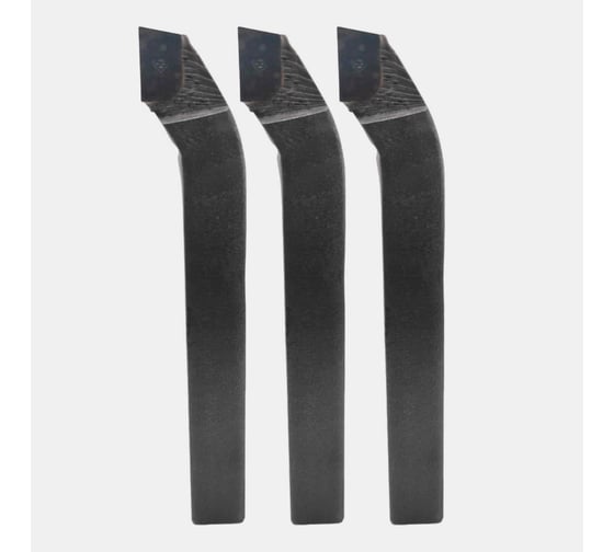 Изображение товара Упаковка резцов проходных упорных изогнутых 3 шт 32x20x170 Т30К4 ГОСТ 18879-73 (тип 2) ХИЗ 696520U