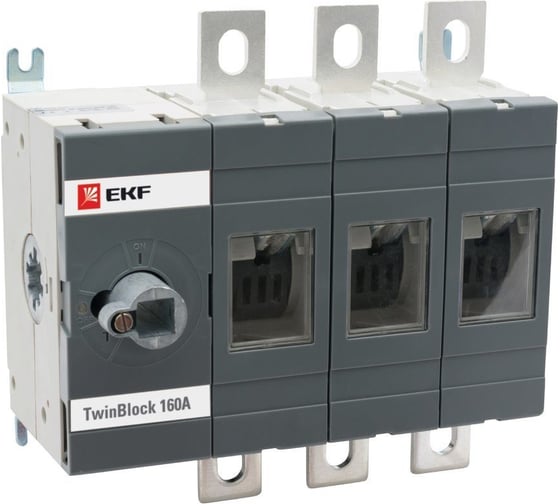 Изображение товара Рубильник EKF TwinBlock PROxima, 1600A, 3P, без рукоятки управления tb-s-1600-3p