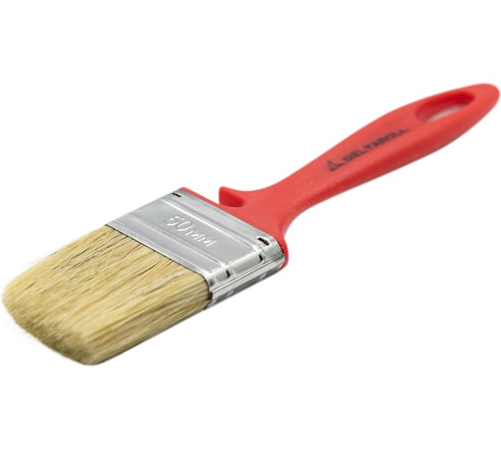 Изображение товара Кисть флейцевая Deltaroll универсальная светлая щетина, 50x12 мм 13250